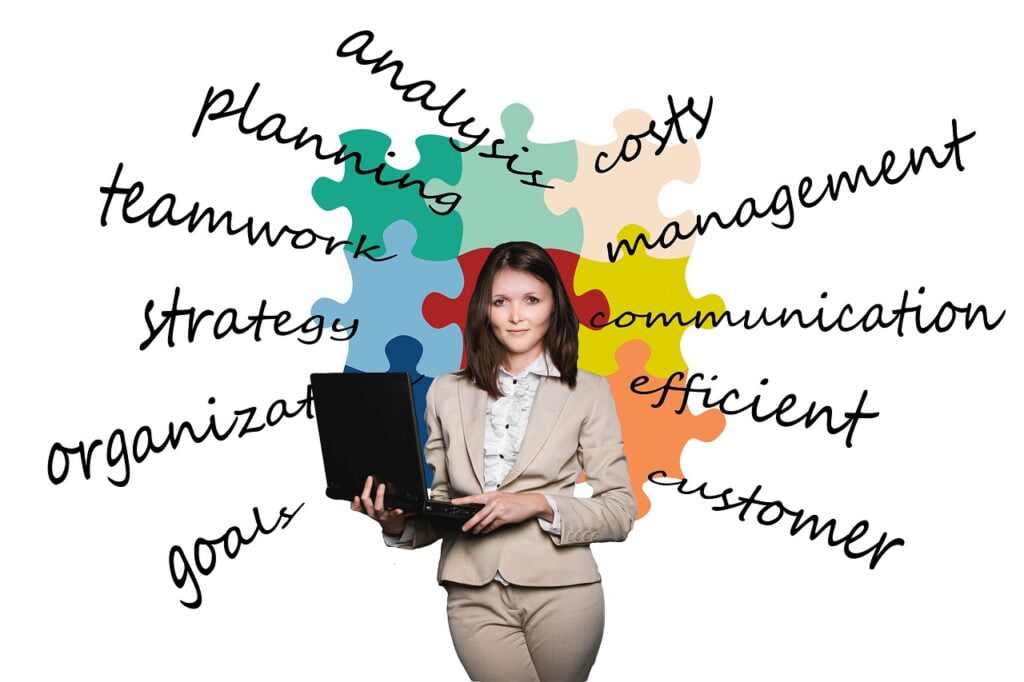 businesswoman, business, puzzle-2822607.jpg
